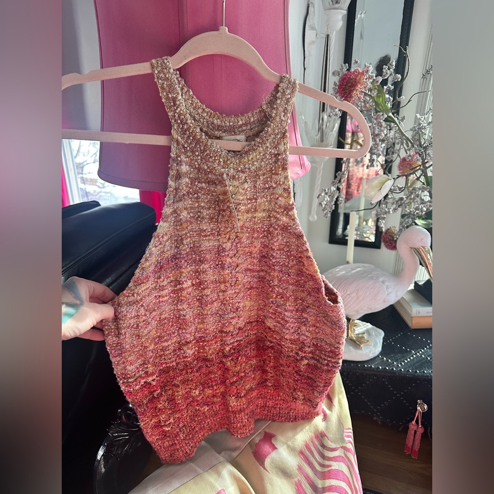 NWT Anthropologie Pilcro Cable Knit Halter Sweater $128 MSRP - Picture 10 of 12